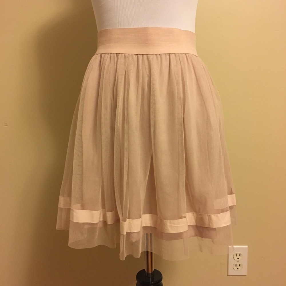 BB DAKOTA Tulle Skirt Mini Blush